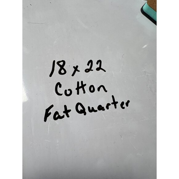 Blue Cotton Fat Quarter 18x22" Fabric Swirls Design Quilting Crafts - Picture 3 of 4